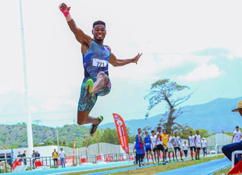 Arnovis Dalmero, otra gran figura del atletismo colombiano. Foto: Comité Olímpico Colombiano