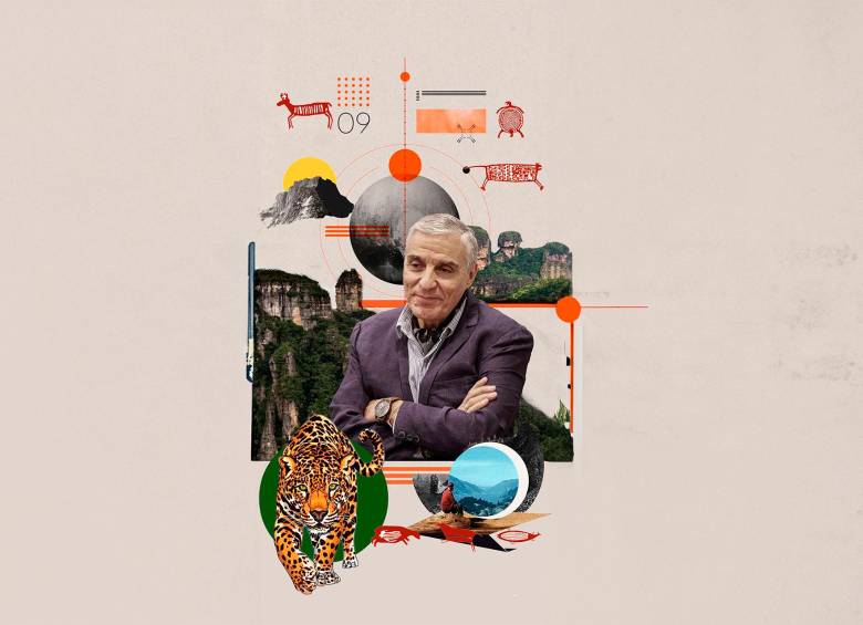 Actualemnte Carlos Castaño-Uribe Arqueólogo, Antropólogo, Ambientalista y Explorador. Es director científico de la Fundación Herencia Ambiental Caribe. En 2019 publicó el libro Chiribiquete, La maloka cósmica del jaguar, Foto: Manuel Saldarriaga. 