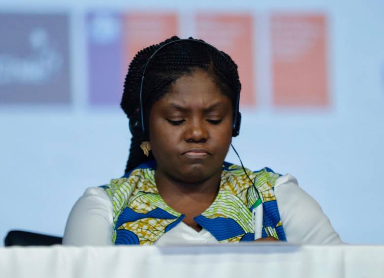 La vicepresidenta Francia Márquez alcanzó el nivel de desaprobación más alto en los nueve meses que lleva en el cargo. FOTO: COLPRENSA