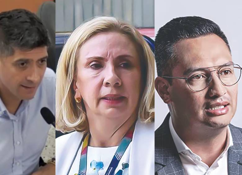 Mario Burgos, Lucy Laborde y Víctor Forero han sido objeto de cuestionamientos tras su participación en el caso de Nicolás Petro. FOTO cortesía y captura de video