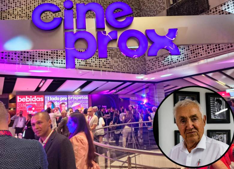Así lucen los teatros de Cineprox a partir de hoy. En el círculo, Óscar Mayungo, uno de los fundadores de Cinemas Procinal. FOTOS EL COLOMBIANO