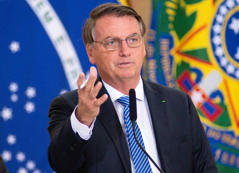 El expresidente de Brasil, Jair Bolsonaro, quien fue condenado a 27 años de cárcel, tras intento de golpe de Estado. FOTO: Getty