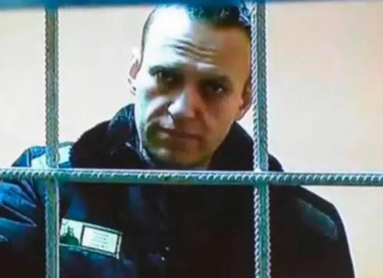 Alexei Navalny en una prisión en Rusia. FOTO: AFP / Getty