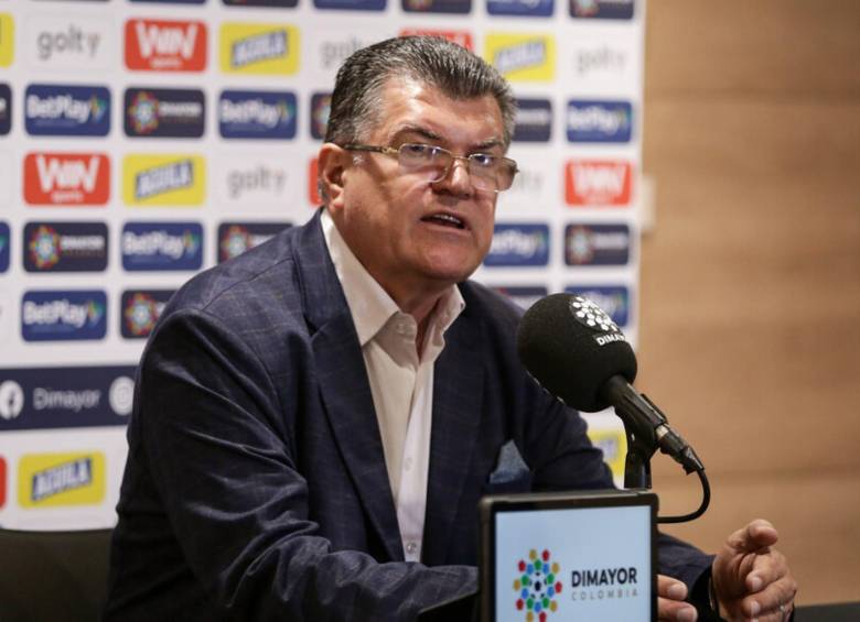 Carlos Mario Zuluaga alertó sobre la posibilidad de que la Liga BetPlay termine en enero debido al aplazamiento de los partidos por los estadios. Foto: Colprensa