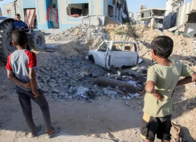 Los destrozos en el centro de Gaza han cobrado la vida de miles de familias desde hace casi dos años. FOTO: Getty