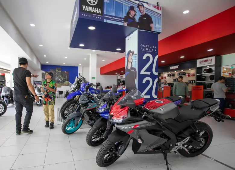 Durante octubre de se registraron en el país 98.789 motocicletas nuevas. FOTO EL COLOMBIANO