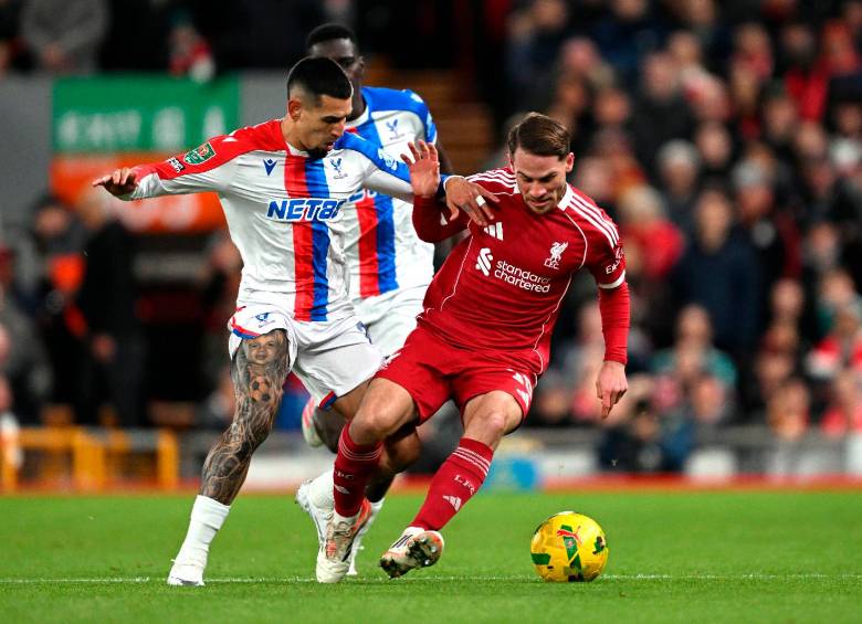 El Crystal Palace de Muñoz y Lerma eliminaron al Liverpool de la Copa de la Liga - Carabao Cup. Foto: GETTY.