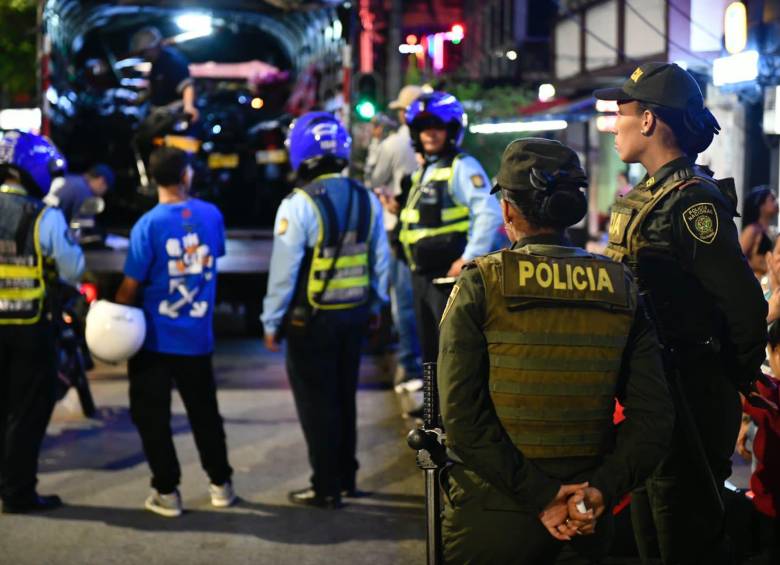 Los operativos continuarán en todas las comunas de Medellín, según la Fuerza Pública. Foto: cortesía de la Policía.