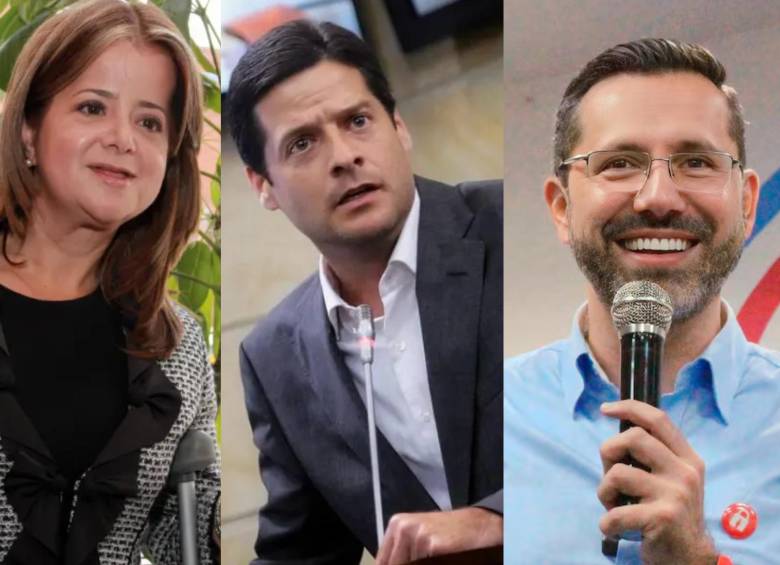 De izquierda a derecha: Elsa Noguera (Transporte), Mauricio Gómez Amín (Comercio, Industria y Turismo) y Jaime Andrés Beltrán (Vivienda). Foto: Cortesía y Senado
