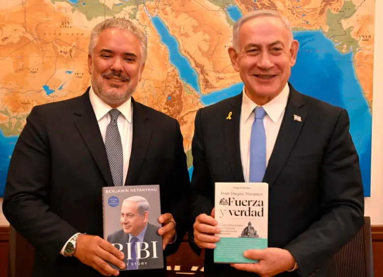 Le llueven críticas al expresidente Iván Duque por su encuentro con el primer ministro israelí Benjamin Netanyahu