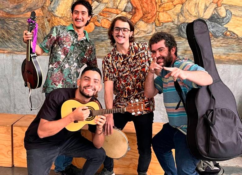 El grupo Os Chorizos se presentará el jueves a las 5:00 pm en la plazoleta Barrientos. Compartirá escenario con Rafael Velloso . FOTO cortesía.