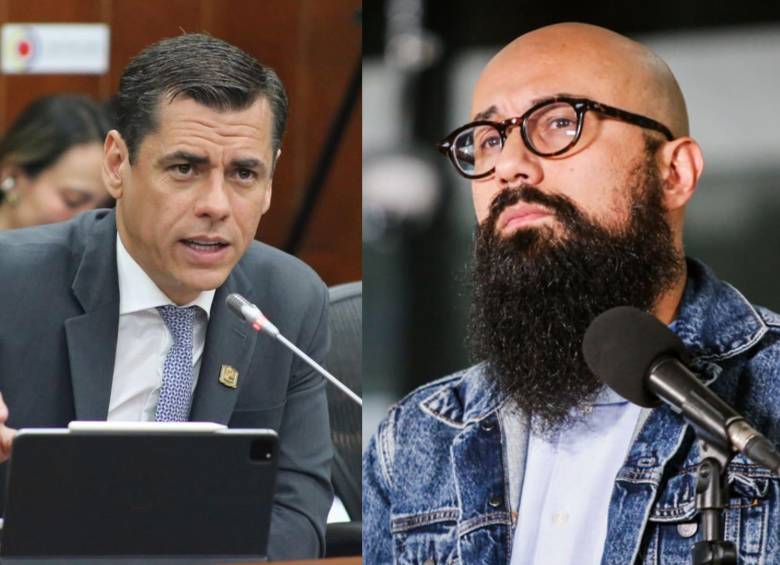 A la izquierda, el senador del Partido de la U, Julio Elías Vidal; a la derecha, Carlos Carrillo, director de la UNGRD. FOTOS: REDES SOCIALES JULIO ELÍAS VIDAL Y COLPRENSA