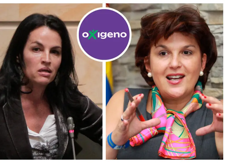 Al parecer, una de las diferencias que habría motivado la salida de Uribe (derecha) habría sido el incumplimiento del principio de “lista cremallera”, que garantizaba la alternancia en la conformación de la lista entre y un hombre y una mujer. FOTO: COLPRENSA