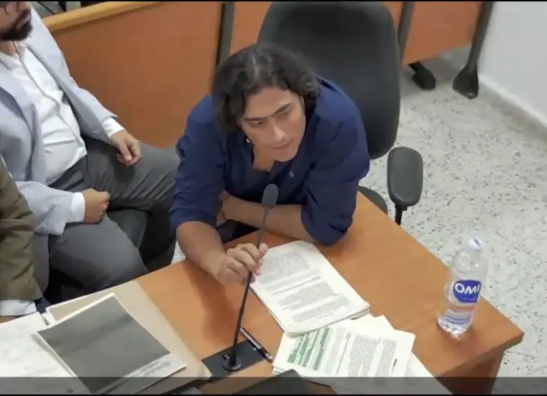 Nicolás Petro, hijo del presidente Gustavo Petro, es investigado por presunta corrupción. Foto: captura de video