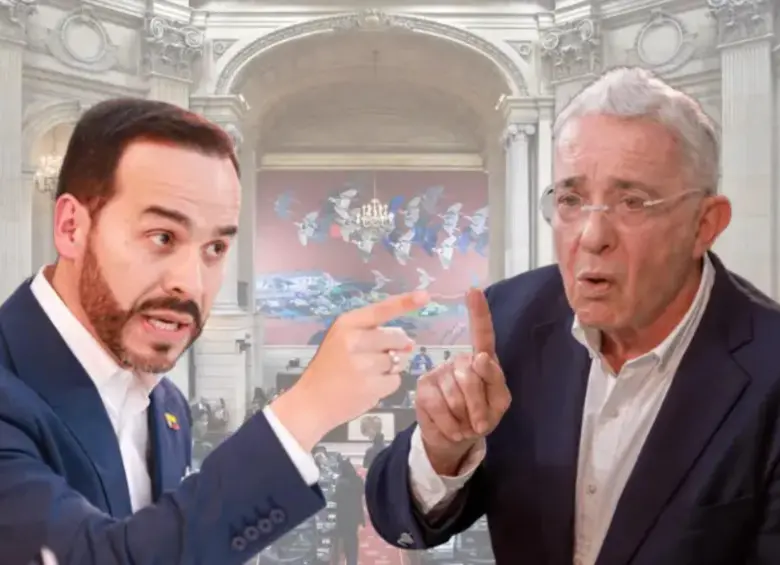 De la Espriella mantuvo una relación cercana con Uribe hasta antes de la campaña presidencial. Foto: Colprensa/Juan Antonio Sánchez/Manuel Saldarriaga.