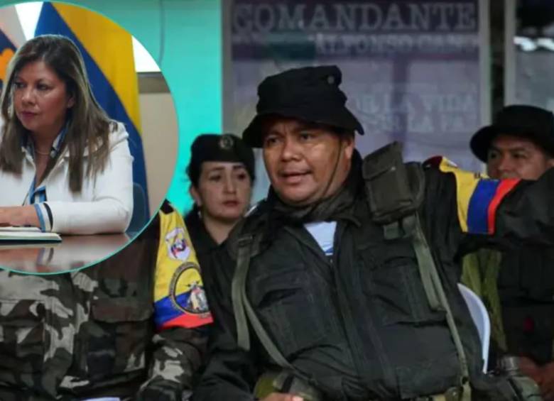 Fiscal general Luz Adriana Camargo habló de la orden de captura contra alias Calarcá. Foto: Colprensa y AFP