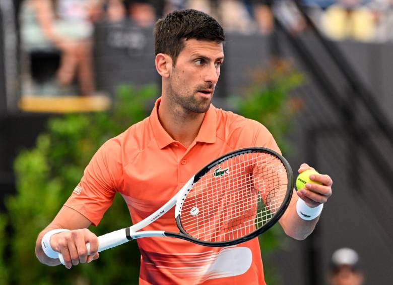 Novak Djokovic se ha negado todo el tiempo a inocularse. Foto EFE
