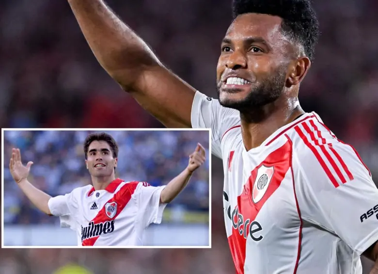 El delantero de 32 años está a pocos goles de quedar en la historia de uno de los equipos más importantes de Sudamérica y el mundo, por lo que tiene en la mira este nuevo récord. FOTO: AFP Y GETTY