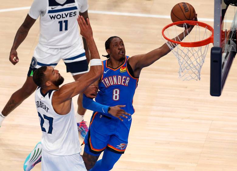 El juego 2 de la final de la conferencia Oeste terminó 118-103 a favor de los Thunder de Oklahoma. FOTO: Getty