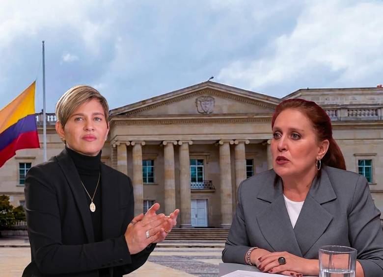 Eva Ferrer, exasesora de Verónica Alcocer, fue citada para hoy por la Fiscalía para declarar sobre sus señalamientos contra la ex primera dama. FOTO Presidencia y montaje El Colombiano
