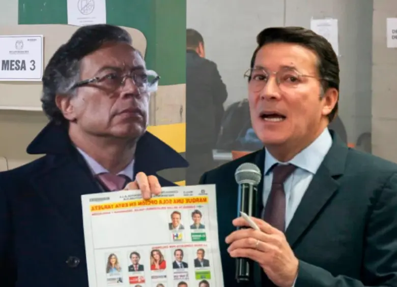 El presidente Gustavo Petro ha cuestionado diversos aspectos sobre el escrutinio de los comicios en el país. Desde diferentes entidades del Estado lo contradicen. Foto: Colprensa. 