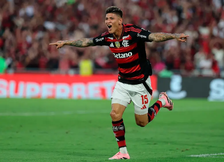 Jorge Carrascal fue pieza clave en la victoria de Flamengo por el Brasileirao. Foto: GETTY. 