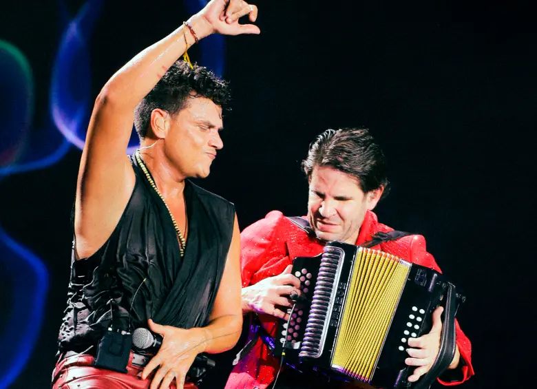 Silvestre Dangond y Juancho De la Espriella llegan a Medellín este sábado 4 de octubre. FOTO: Cortesía José Maestre