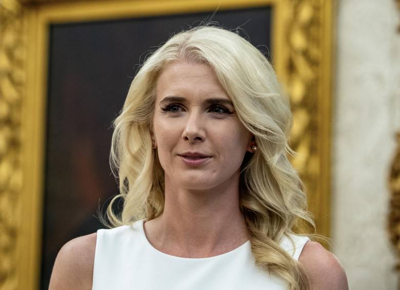 Natalie Harp es una de las asesoras más cercanas a Donald Trump, asegura que el presidente le salvó la vida. Foto: AFP