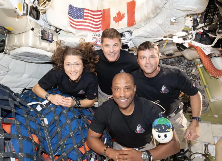 Los cuatro astronautas ocupantes de la nave Orion llegarán este viernes, 10 de abril, a la Tierra. FOTO: Nasa