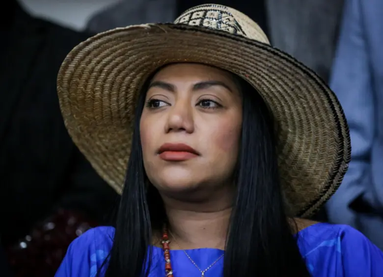 La senadora llegó este jueves a la Corte Suprema para rendir indagatoria, luego de que se le ordenara su conducción tras dos aplazamientos de la diligencia. Foto: Colprensa