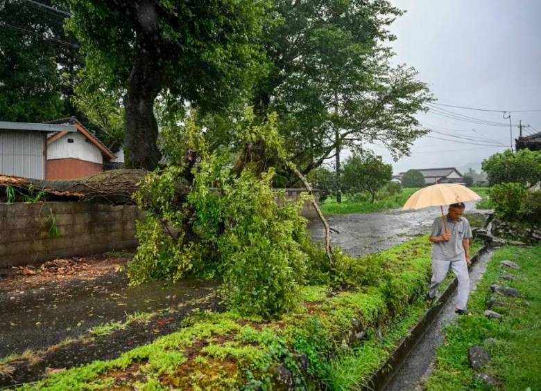 El gobierno de Japón instó a la población a mantener la “máxima vigilancia” por el riesgo de fenómenos como “tormentas violentas, oleaje y marea alta. Foto: Getty.