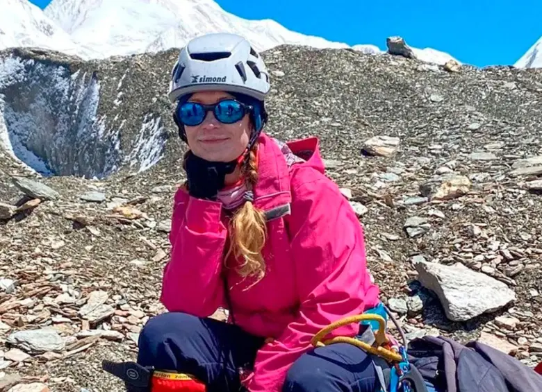 Natalia Nagovitsyna, alpinista rusa de 48 años. FOTO: Tomada de Instagram @natalina_1022