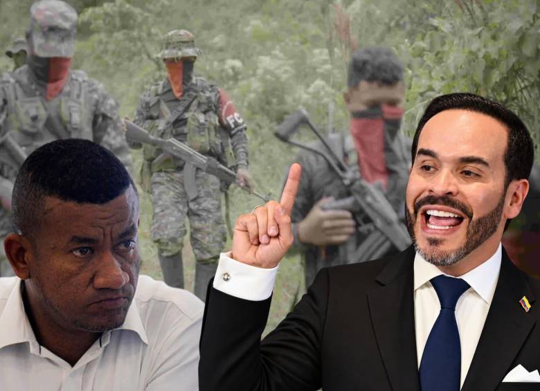 Gobernador de Nariño Luis Escobar y el presidente Abelardo de la Espriella. Foto: Consejería de Paz y Colprensa