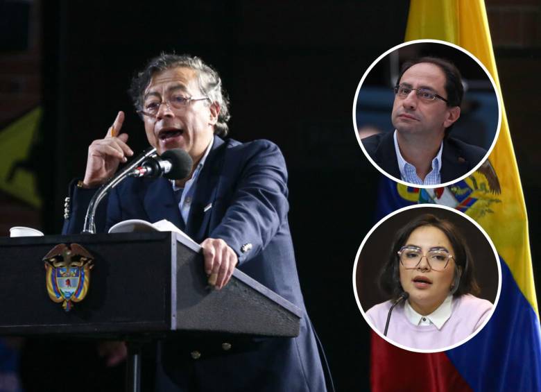 En la foto, el presidente Gustavo Petro, quien ha apoyado de frente al candidato del Pacto Histórico, Iván Cepeda. Fotodetalle: José Manuel Restrepo y Jennifer Pedraza. Fotos: Colprensa