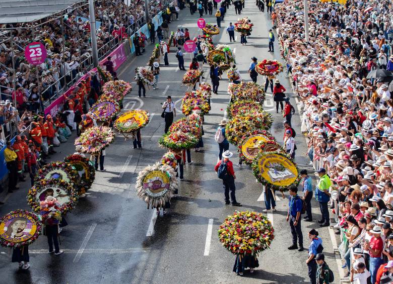 El desfile de silleteros este año será el 9 de agosto. FOTO Esneyder Gutiérrez
