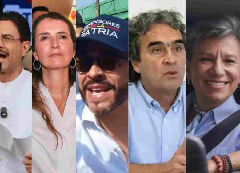 Los diferentes candidatos se pronunciaron con respecto a diferentes temas por las regiones del país. FOTO: Manuel Saldarriaga/Cortesía/Redes sociales/Camilo Suárez