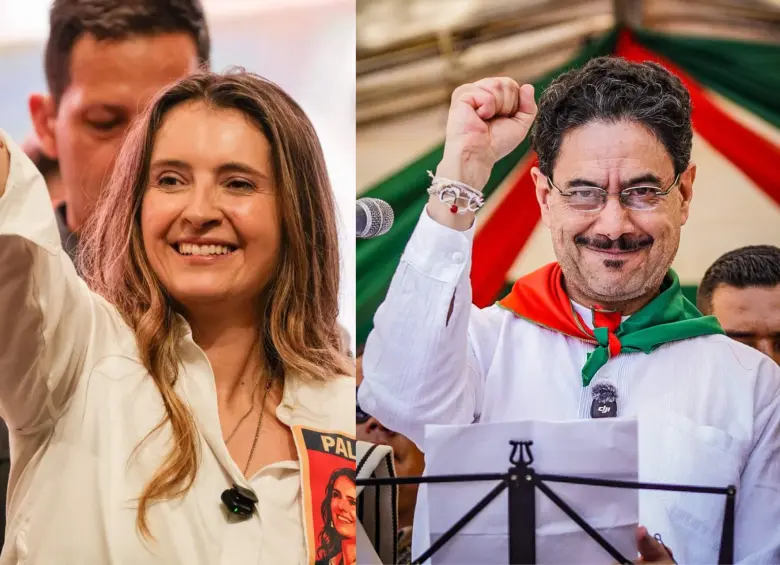 Paloma Valencia e Iván Cepeda se mueven con diferentes estrategias que combinan la consolidación de sus nichos y la búsqueda de votos nuevos. FOTO: Cortesía/Redes sociales.