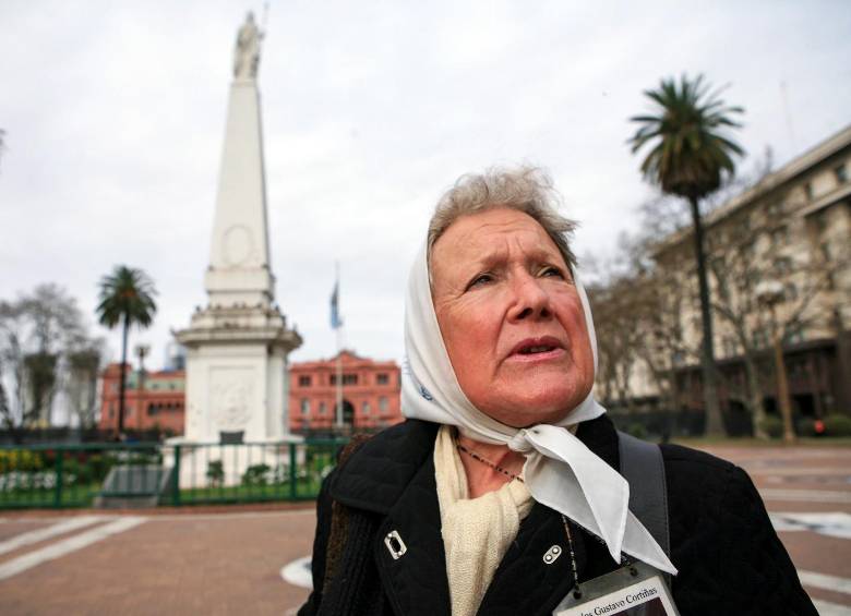 Nora Cortiñas se convirtió en un referente del movimiento de derechos humanos en Argentina. FOTO: GETTY