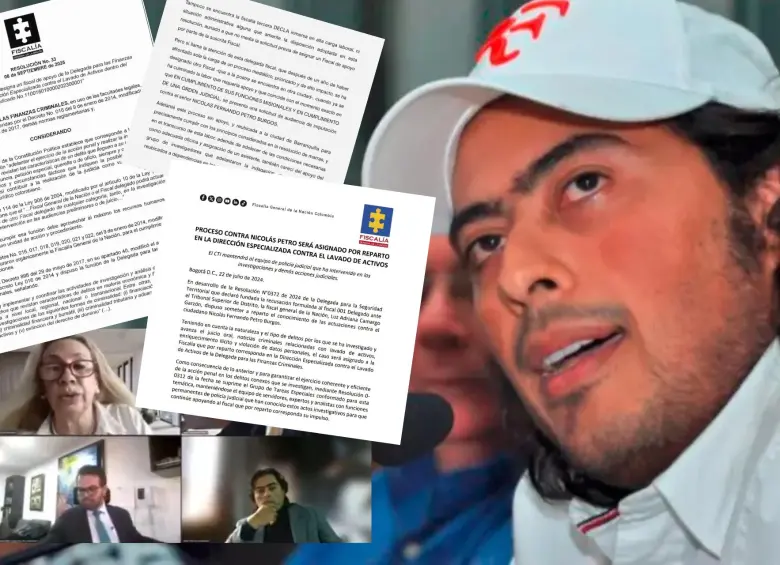 Nicolás Petro enfrenta cargos por los delitos de enriquecimiento ilícito y lavado de activos. FOTO: COLPRENSA