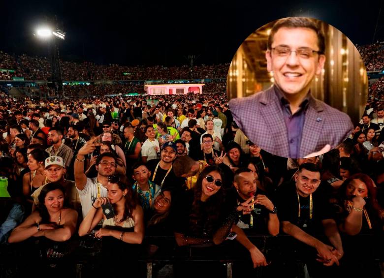 José Ricardo Franco Mojica, experto en Psicología del Consumidor, conversó con EL COLOMBIANO sobre los fenómenos de alza de precios en los hospedajes durante el fin de semana de los concierto de Bad Bunny. Foto: EL COLOMBIANO y Cortesía.