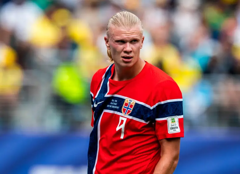Haaland llegó a 7 goles en el Mundial. FOTO: X Selección Noruega
