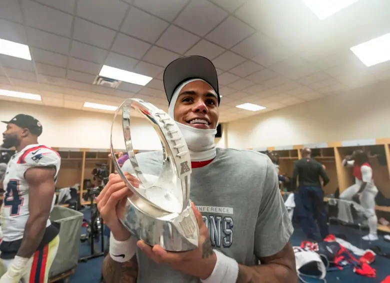 Christian González inicia este miércoles una nueva campaña con los Patriots. FOTO: Instagram Christian.gonzalez3