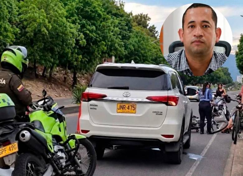 Usuarios de redes sociales compartieron imágenes de la escena de los hechos. El Alcalde de Cúcuta aceptó la renuncia del funcionario involucrado en el accidente. Foto: Redes sociales