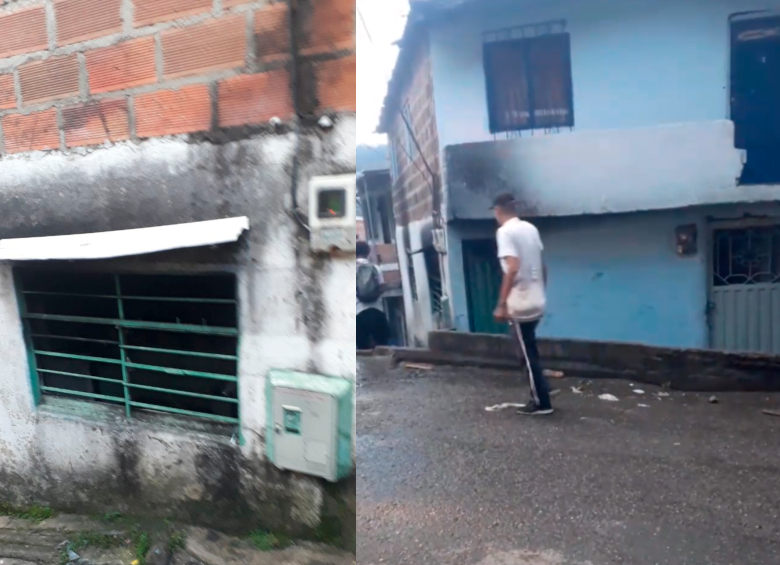 El incendio se registró en el barrio El Pinal de la Comuna 8. FOTOS CAPTURA DE PANTALLA