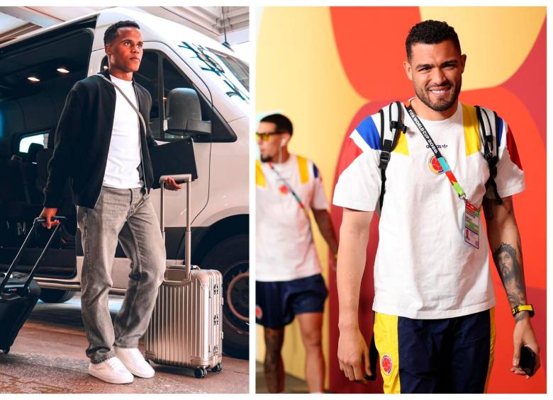 Jhon Arias y Álvaro Montero son dos de las figuras colombianas en el fútbol sudamericano. El chocoano brilla en Brasil y el guajiro en Argentina. Están llamados a liderar en la Selección. FOTO @FCFSeleccionCoL Y GETTY 