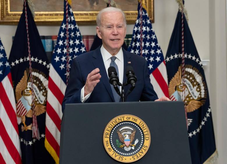 El presidente Joe Biden aseguró que todos los ahorradores de Silicon Valley Bank y de Signature Bank recuperarán sus recursos. FOTO: EFE