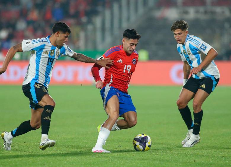 Los jugadores de Chile no lograron hacer la diferencia ante los argentinos y su clasificación al Mundial se les complicó. FOTO X-SELECCIÓN CHILENA 