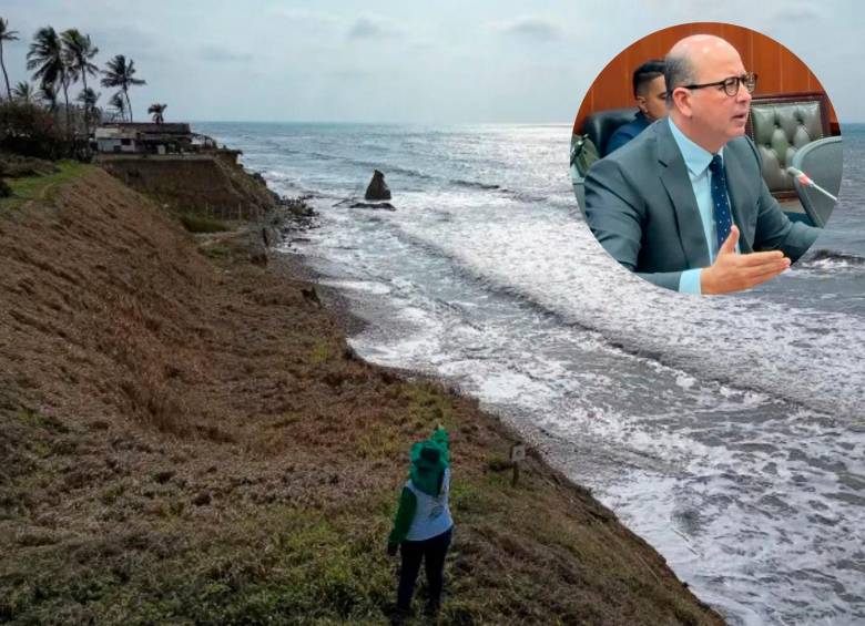 Las playas colombianas están altamente erosionadas, según estudios recientes. El senador Marcos Daniel Pineda tramita una ley para mitigar el asunto. Foto: EL COLOMBIANO.