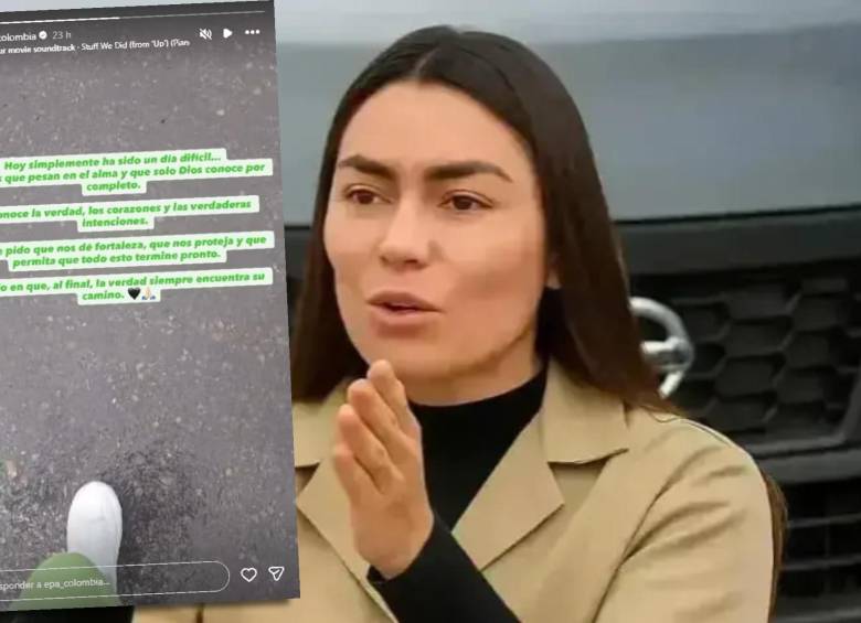 Daneidy Barrera Rojas, conocida como Epa Colombia, publicó en Instagram un video de su traslado desde la Escuela de Carabineros de Bogotá hasta la cárcel La Picaleña de Ibagué. FOTO redes sociales