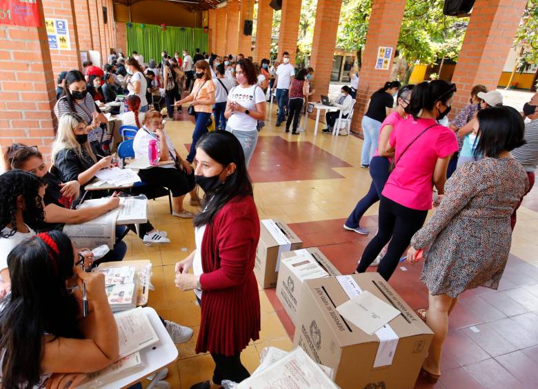 En Antioquia son 5.1 millones de personas habilitadas para votar. FOTO EDWIN BUSTAMANTE RESTREPO